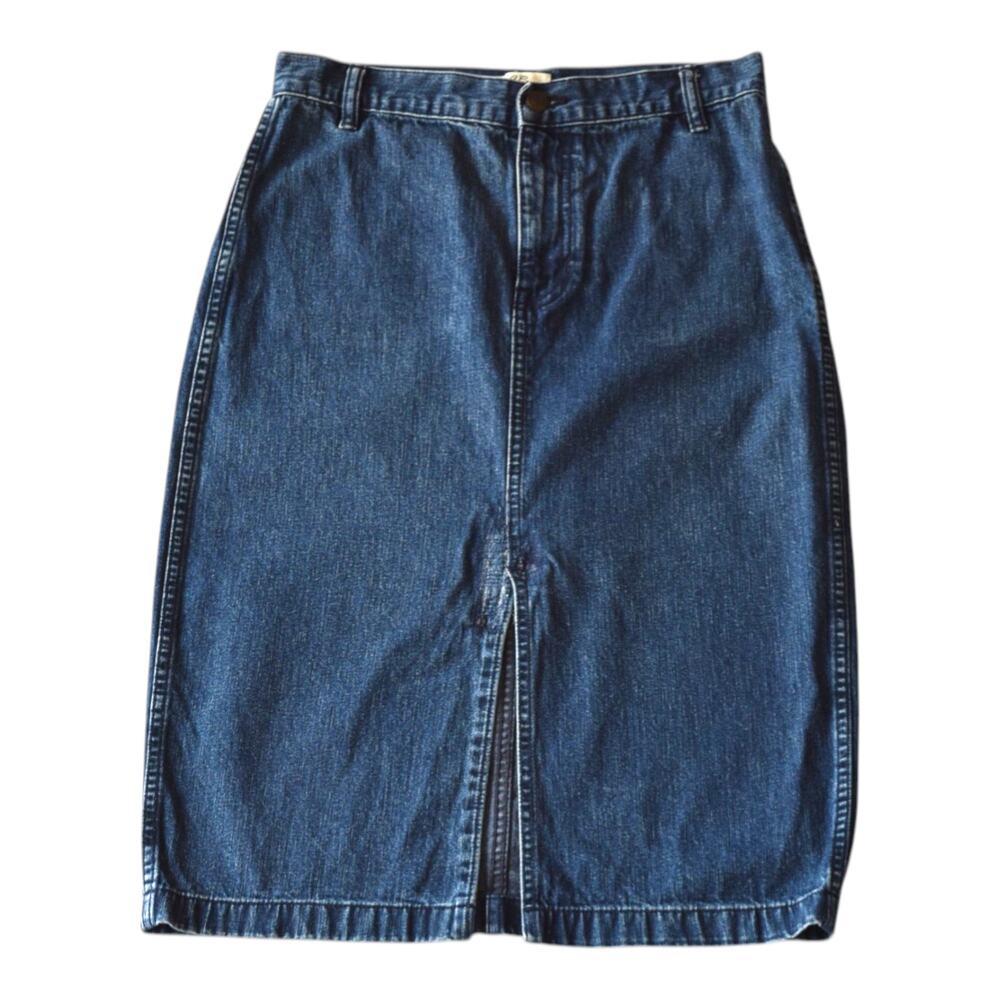 J.Crew Denim Pencil Midi Skirt Size 27